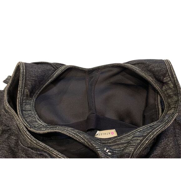 Athleta Tank Razor Back Charcol Gray Double Lined Small S - EUC - Picture 5 of 7